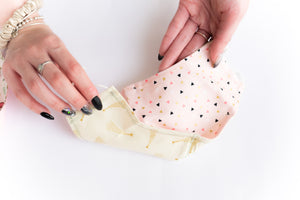 Handmade Reversible Mask - Triangle/Shooting Star