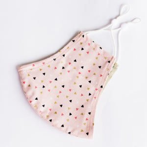 Handmade Reversible Mask - Triangle/Shooting Star