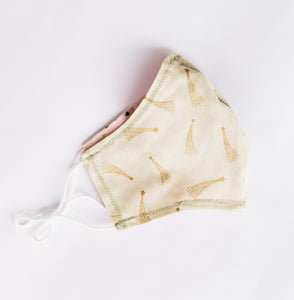 Handmade Reversible Mask - Triangle/Shooting Star